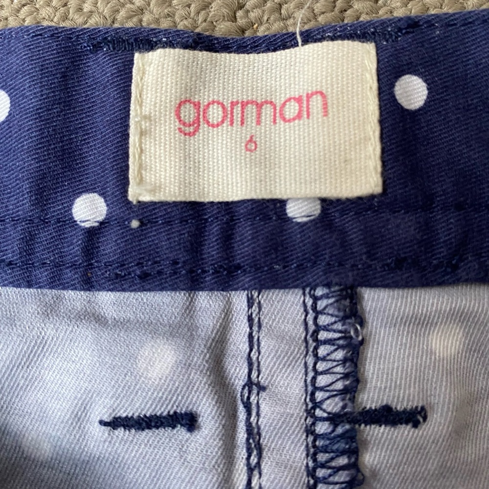 Gorman Women Blue Polka Dots Skinny Jeans Pants Sz AU6 W24 L29 - Picture 4 of 9